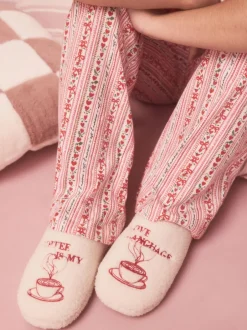 Next Café - Chaussons mules en peau de mouton Online