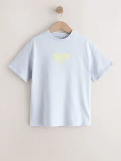 Next Café Marron Chocolat - T-shirts graphiques oversize Lot de 3 (3-16ans) Sale