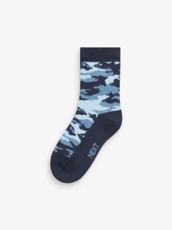 Next Camouflage - Chaussettes chaudes et thermiques en coton riche 5 Pack Discount