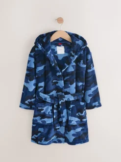 Next Camouflage bleu/bleu marine - Pyjama en laine polaire (1.5-16ans) Discount