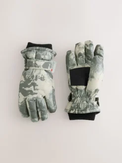 Next Camouflage vert - Gants de ski (3-16ans) Best