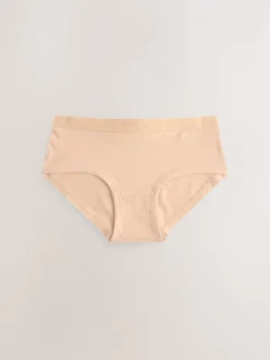 Next Caramel Nude - Paquet de slips taille basse 5 (5-16ans) Discount