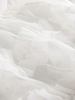 Laura Ashley Cardigan cape en maille de demoiselle d’honneur à volants Outlet