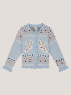 Monsoon Cardigan Swallow à Motif Fair Isle Best