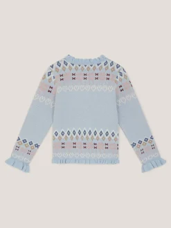 Monsoon Cardigan Swallow à Motif Fair Isle Best