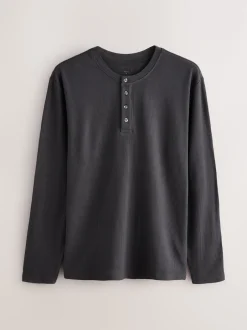 Next Carreaux gris ardoise - Ensemble pyjama Motionflex texturé confortable à manches longues Outlet