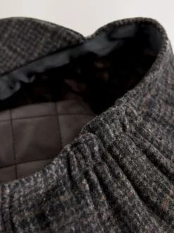 Next Carreaux gris foncé - Chapeau de garçon de baker Outlet