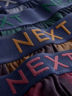 Next Carreaux marine/bordeaux - Lot de 5 boxers amples Best