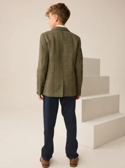 Next Carreaux vert/marron - Blazer (3-16ans) Online