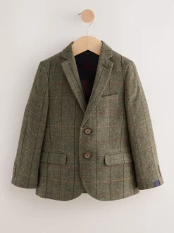 Next Carreaux vert/marron - Blazer (3-16ans) Online