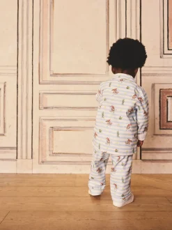 Next Cath Kidson Bleu/Blanc Cowboy - Pyjama à un bouton Discount