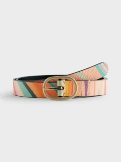 PS Paul Smith Ceinture en cuir tourbillonnant réversible Paul Smith Clearance