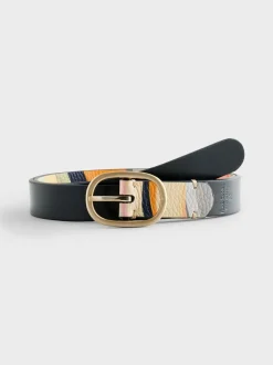 PS Paul Smith Ceinture en cuir tourbillonnant réversible Paul Smith Clearance