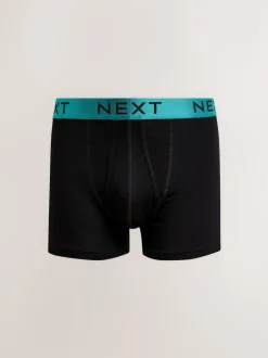 Next - Coupe standard - Caleçon A-Front 10 Pack Ceintures brillantes Noir brillantes Best