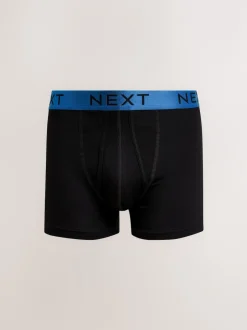 Next - Coupe standard - Caleçon A-Front 10 Pack Ceintures brillantes Noir brillantes Best