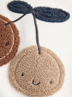 Next Cerise écru/brun - Ensemble haut à manches courtes et pantalon barillet (3mois-7ans) Sale