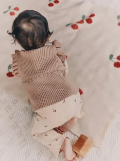 Next Cerise neutre - Ensemble 3 pièces : gilet en maille, haut à manches longues et leggings (0mois -3ans) Hot