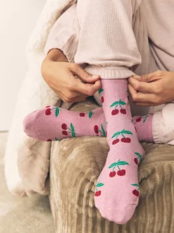 Next Cerises scintillantes - Lot de 1 paires de chaussettes en coffret cadeau Clearance