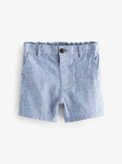 Next - Short Chino (3mths-7yrs) Chambray bleu Clearance
