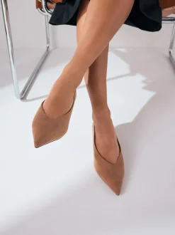 Next chameau - Chaussures à talons Kitten heel à bout pointu Outlet