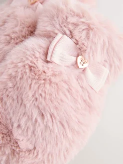 Baker by Ted Baker Chapeau de trappeur nœud rose en fausse fourrure Online