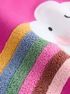 Next - T-shirt à manches longues (3mths-7yrs) Character rose arc-en-ciel Online