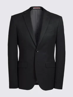 MOSS charbon de bois - Ajusté - Veste de costume extensible Sale