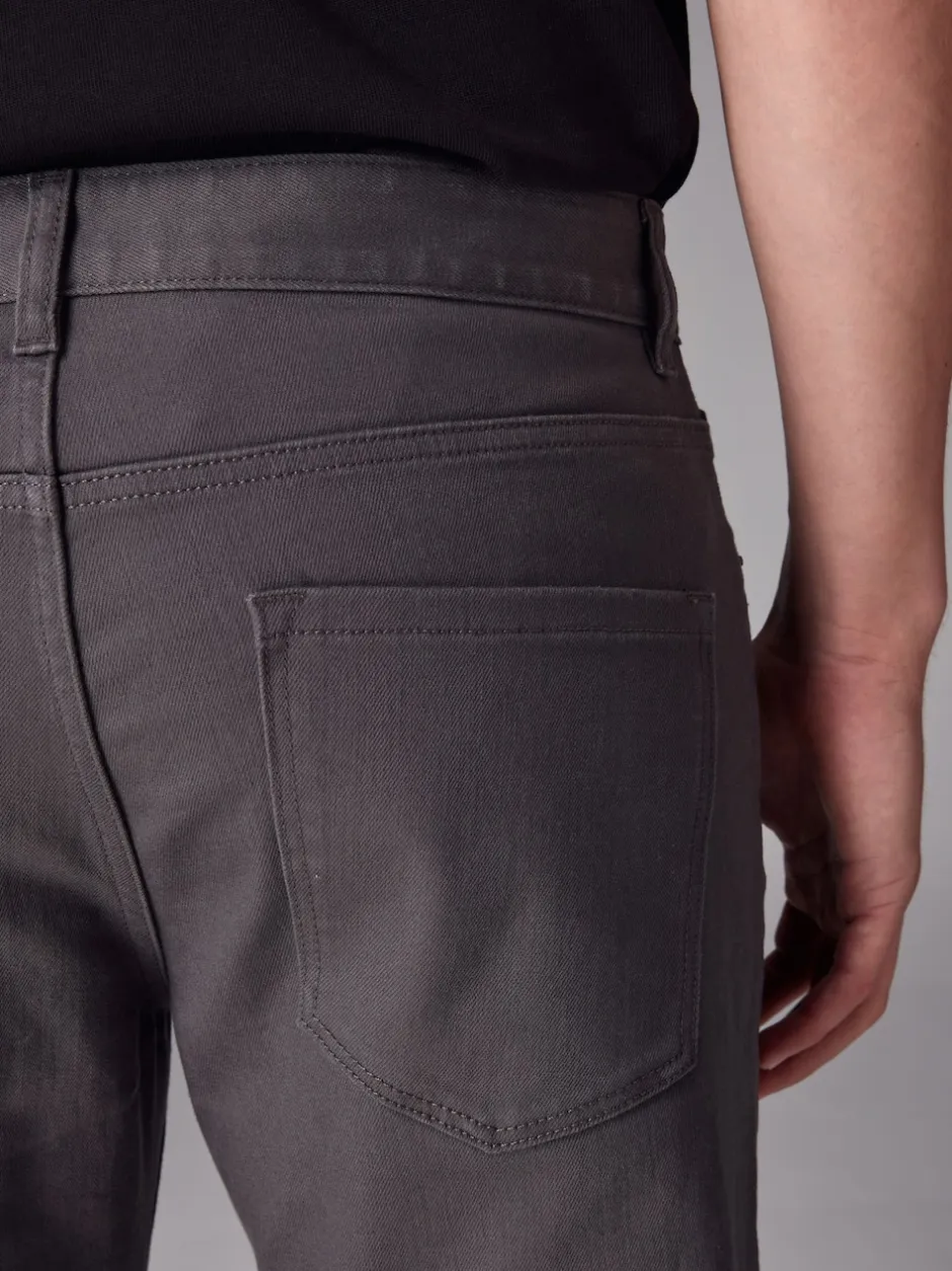 Next - Straight Fit Classic Jeans extensibles charbon de bois Sale