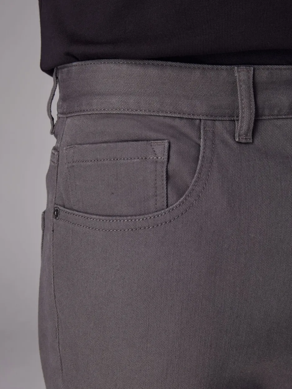 Next - Straight Fit Classic Jeans extensibles charbon de bois Sale