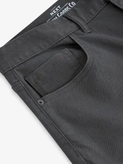 Next - Straight Fit Classic Jeans extensibles charbon de bois Sale