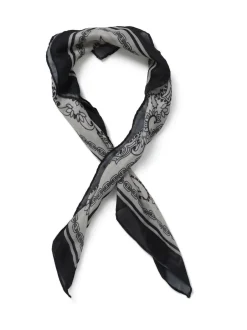 Aela Écharpe Modern Western noire Discount