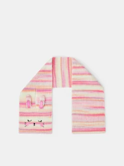 Angels By Accessorize Écharpe Filles à Rayures Lapin New