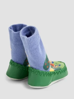 Jojo Maman Bébé Chaussettes Farm Scene Mocassins Discount