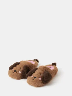 Accessorize Chaussons pour chien duveteux fille