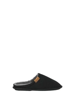 JACK & JONES JUNIOR Chaussons Courdroy Mule noirs Outlet