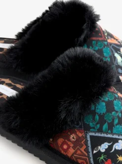 Never Fully Dressed Chaussons mules doublés de fausse fourrure matelassés Outlet