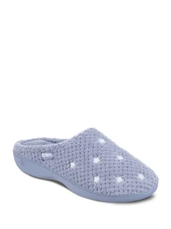 Totes Chaussons mules Isotoner Popcorn en molleton pour femme Best