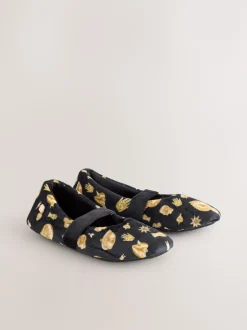 Never Fully Dressed Chaussons Charm Velour Mary Jane Best