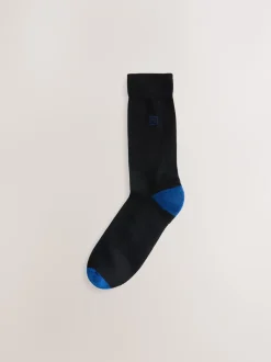 Next Chaussures à talons riches noires - Lot de 10 paires de chaussettes confortables rayées à semelle rembourrée Discount