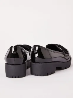Lipsy Chaussures d’école vernies à nœud épais Online