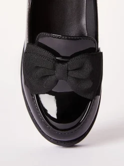 Lipsy Chaussures d’école vernies à nœud épais Online