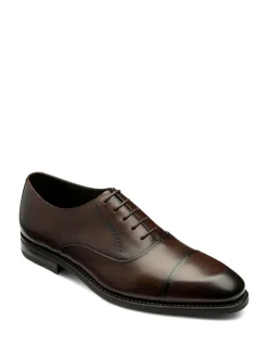 Loake Chaussures Oxford marron à embout peint à la main Best