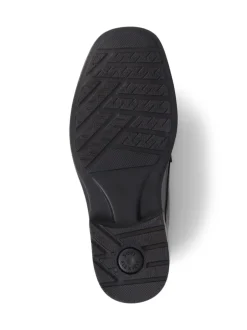 Pavers Chaussures élégantes en cuir à lacets noires New