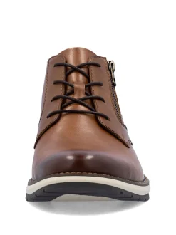 Rieker Chaussures marron zippées New