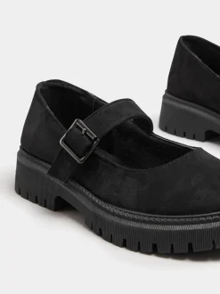 Yours Curve Chaussures Coupe large épaisses Mary Jane New