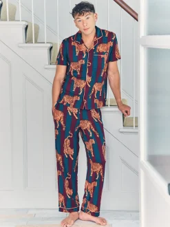 Chelsea Peers pyjama long imprimé tigre New