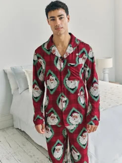 Chelsea Peers pyjama long imprimé Père Noël Jolly Santa Discount