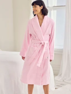 Chelsea Peers Robe de chambre en coton éponge brodée Good Morning Online