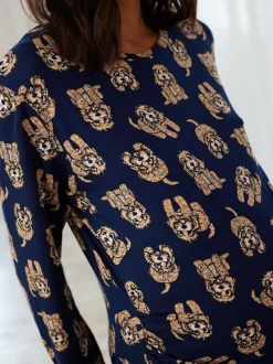 Chelsea Peers Chelsea pyjama long à imprimé cockapoo Peers Maternité Hot