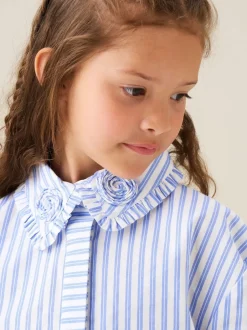 Angel & Rocket Chemise à rayures et col corsage Clearance